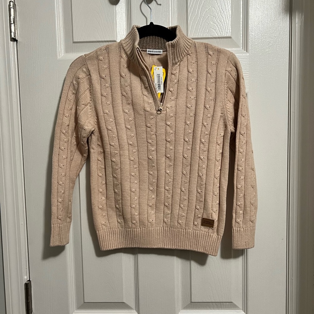 Amazon essential boy sweater NWT